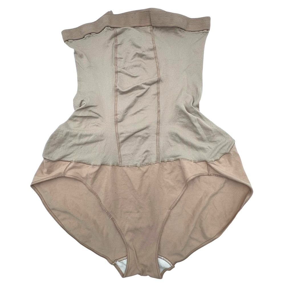 SPANX Size G Nude Beige High Waisted Tummy Control Shaper Brief